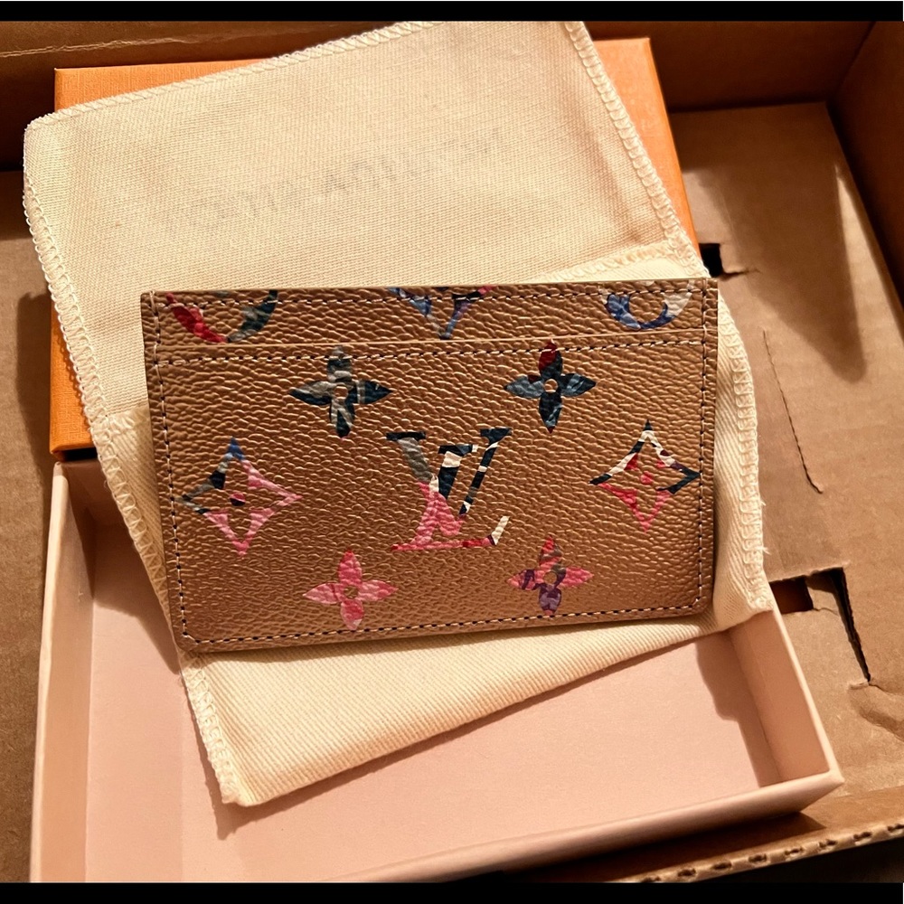 Louis Vuitton Card Holder - Garden collection